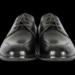 Veterschoenen ZWART