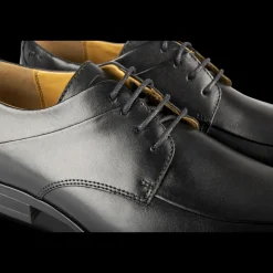Veterschoenen ZWART