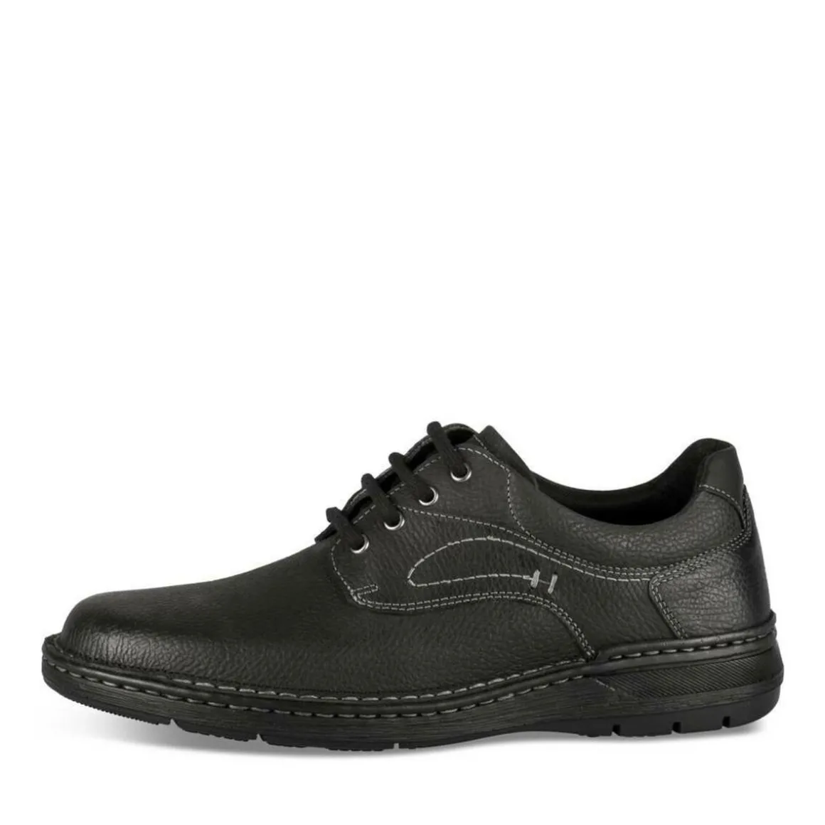 Veterschoenen ZWART