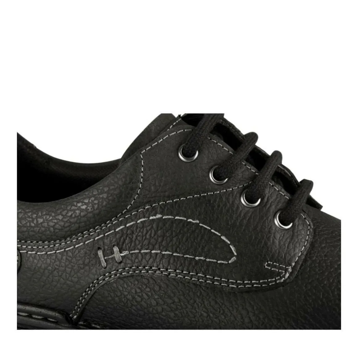 Veterschoenen ZWART