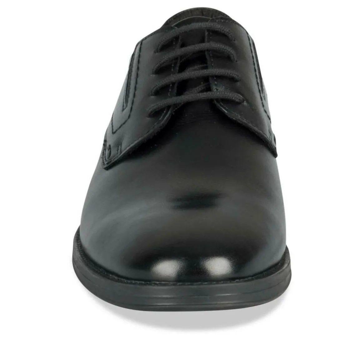 Veterschoenen ZWART