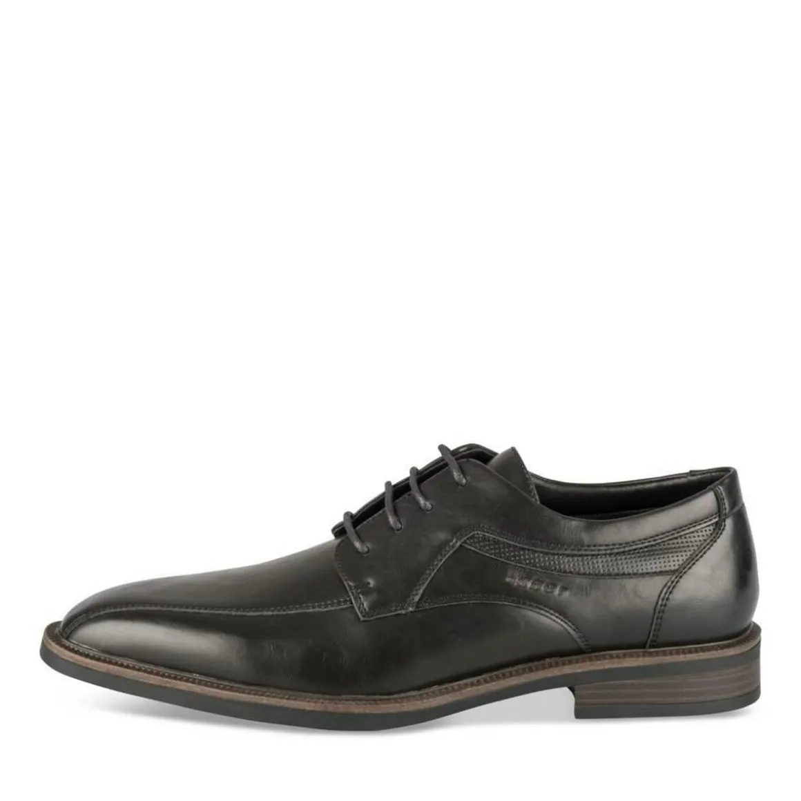 Veterschoenen ZWART