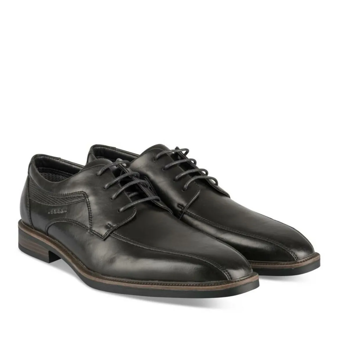 Veterschoenen ZWART