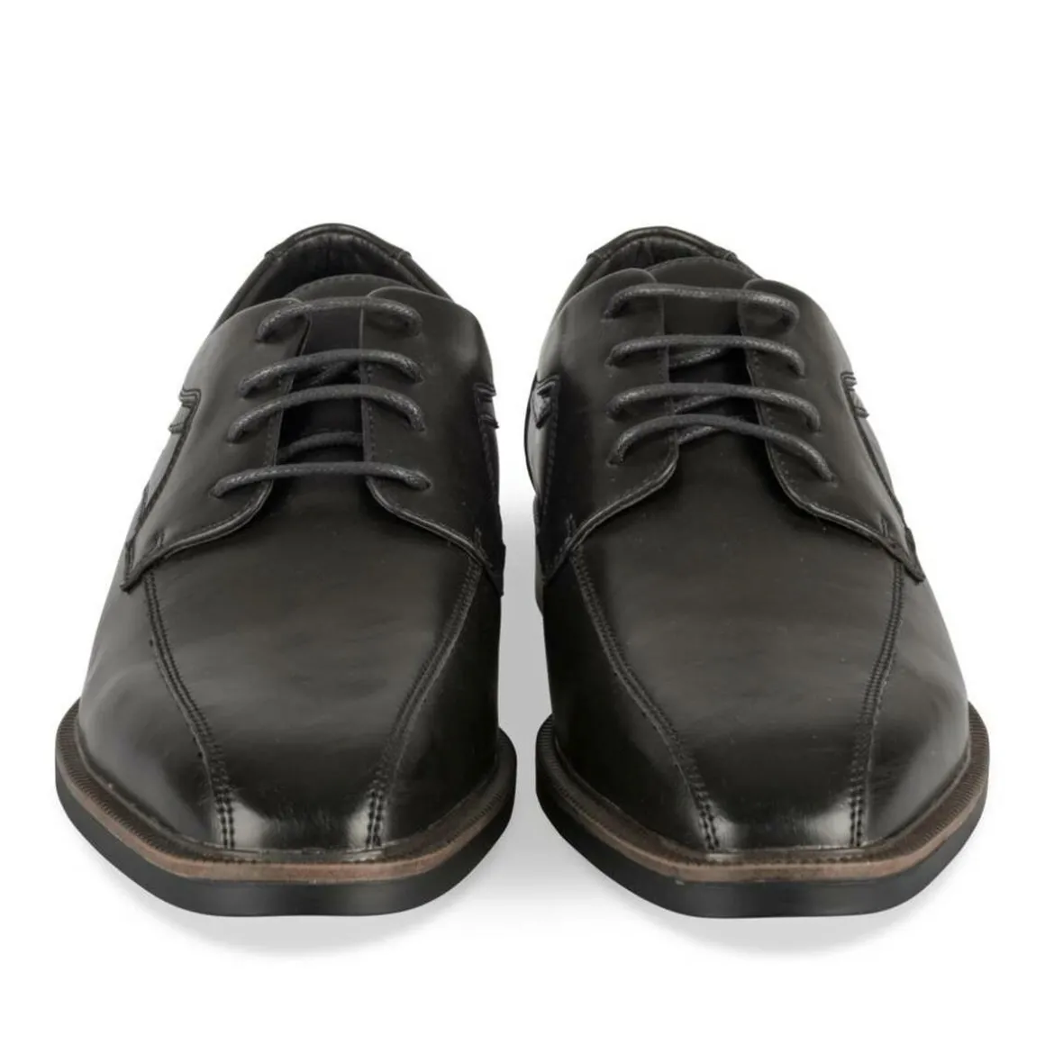 Veterschoenen ZWART