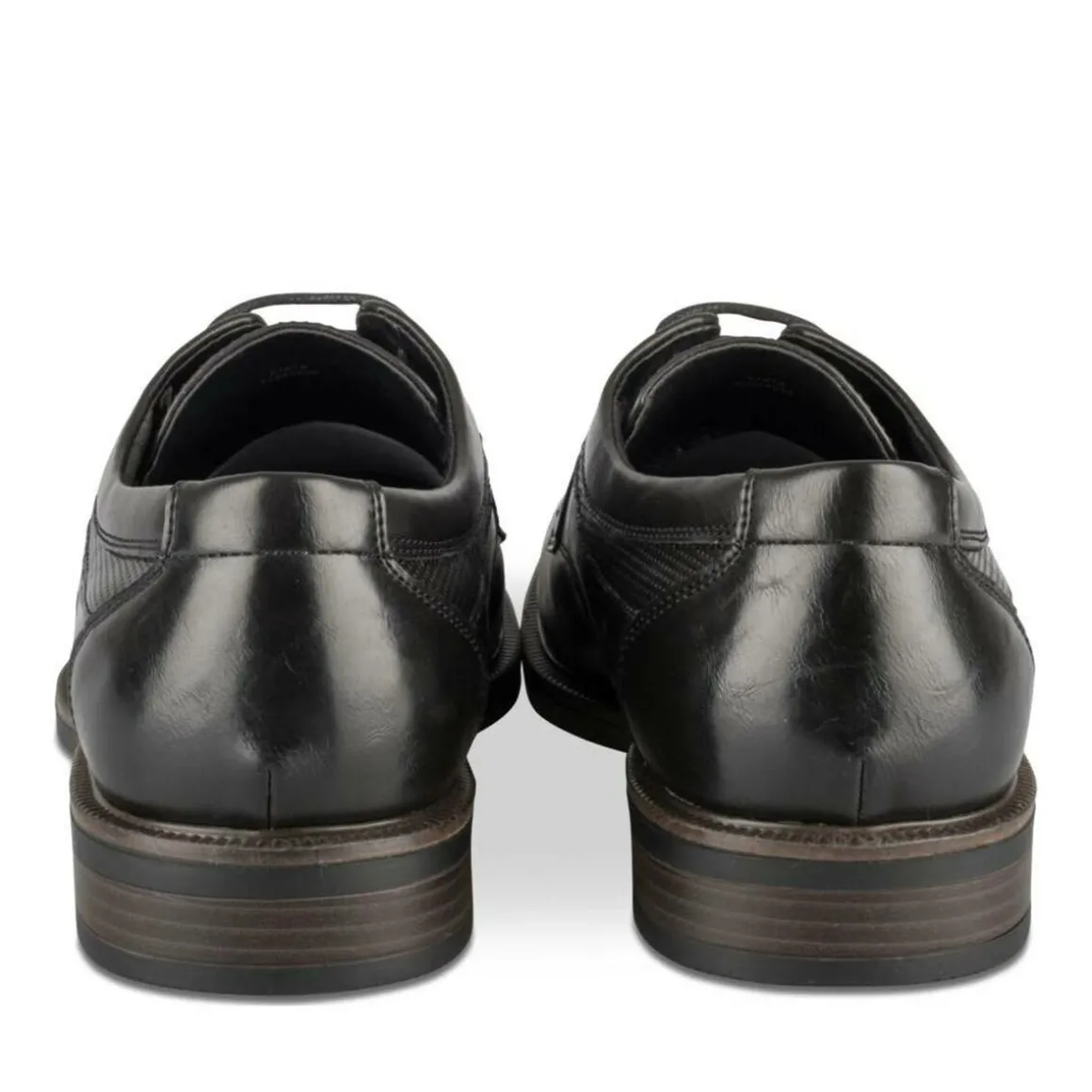 Veterschoenen ZWART