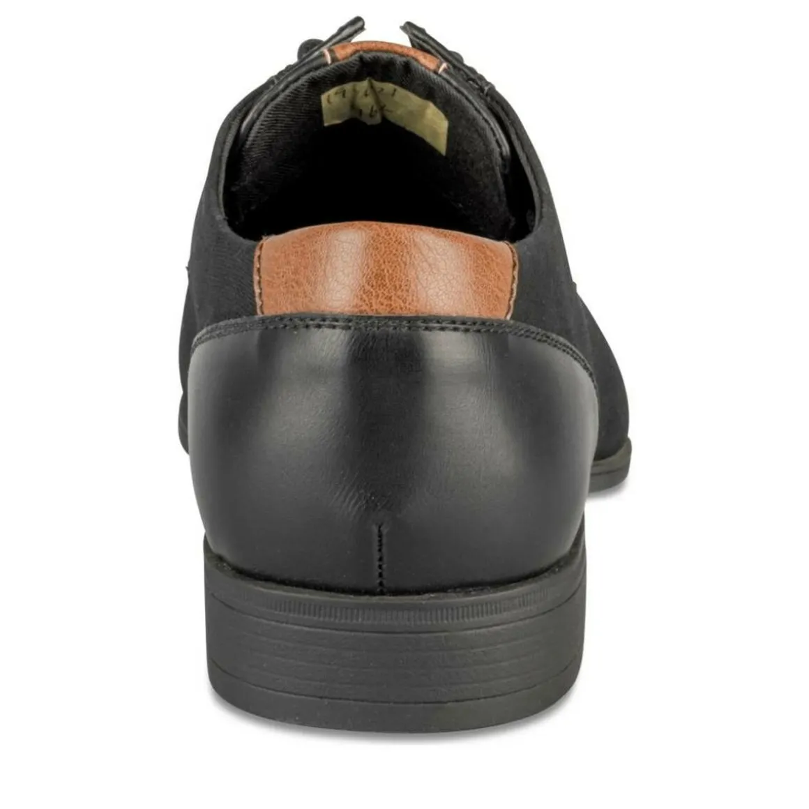 Veterschoenen ZWART