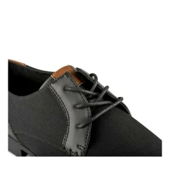 Veterschoenen ZWART
