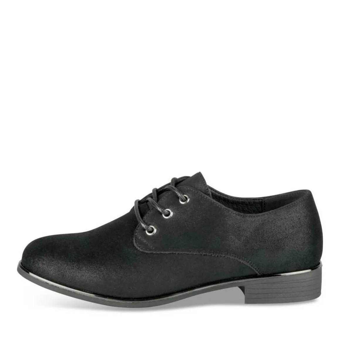 Veterschoenen ZWART