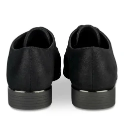 Veterschoenen ZWART