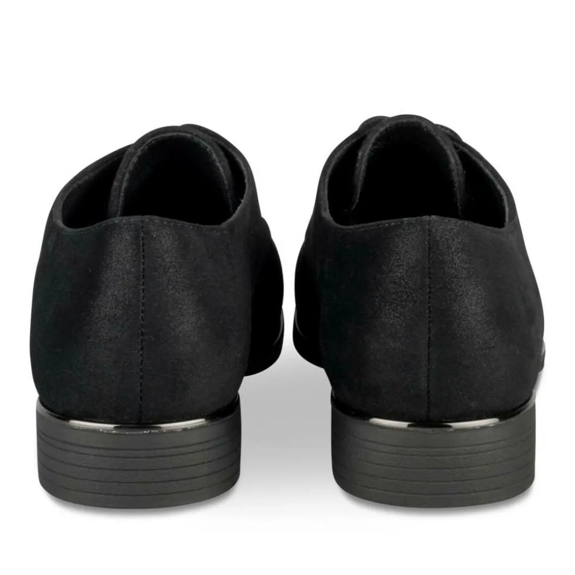 Veterschoenen ZWART