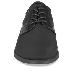 Veterschoenen ZWART