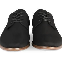 Veterschoenen ZWART