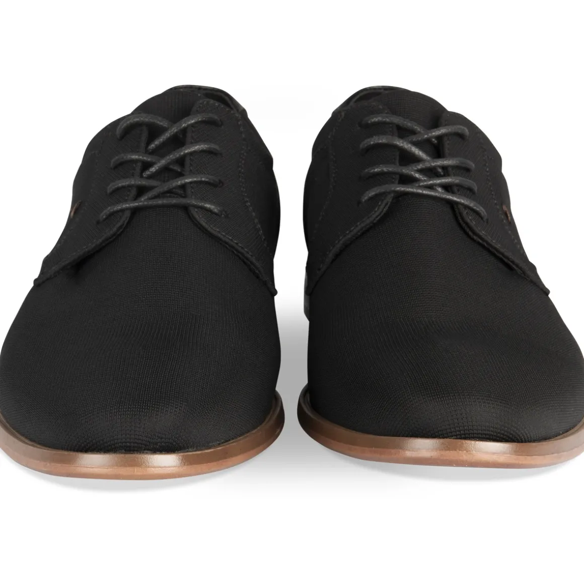 Veterschoenen ZWART