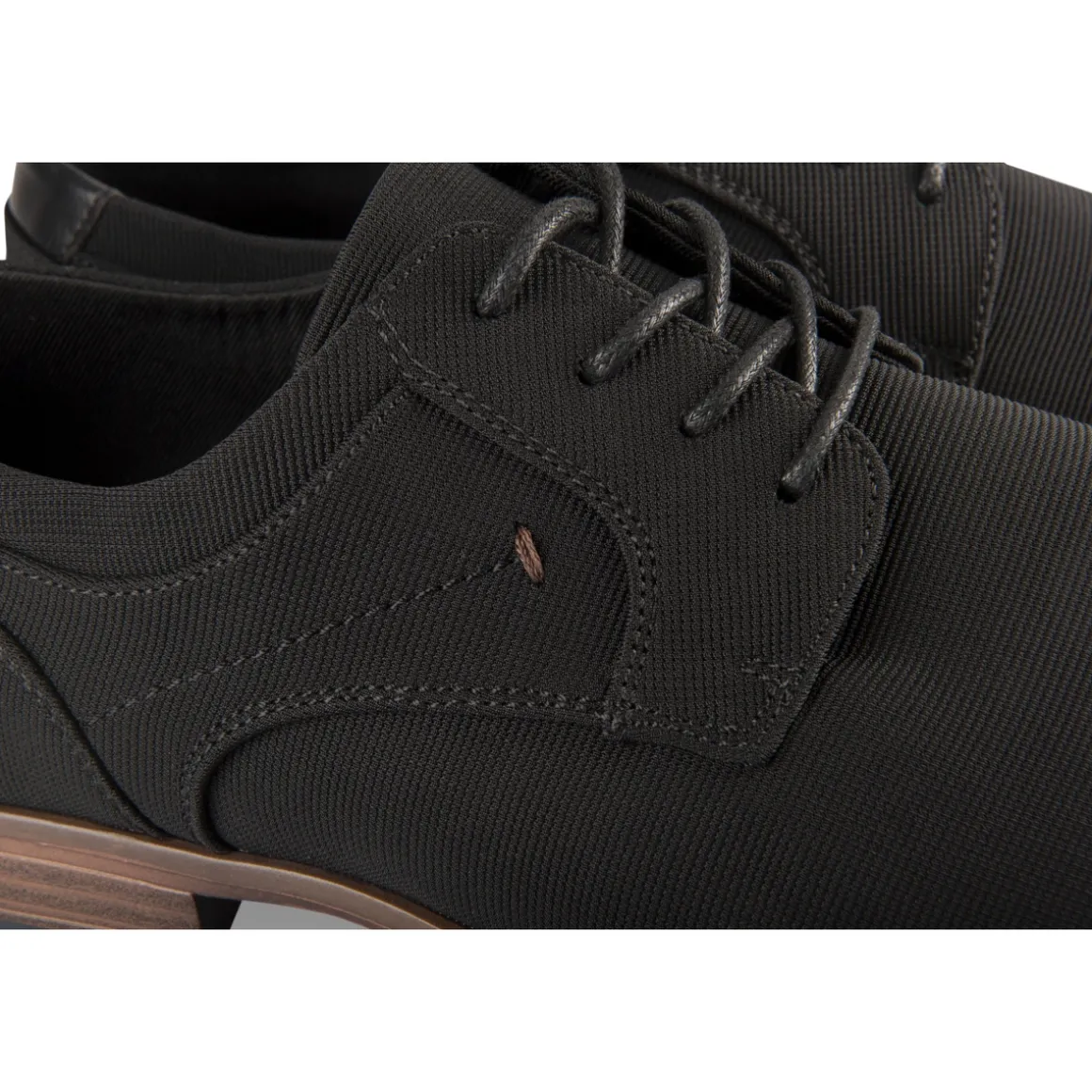 Veterschoenen ZWART