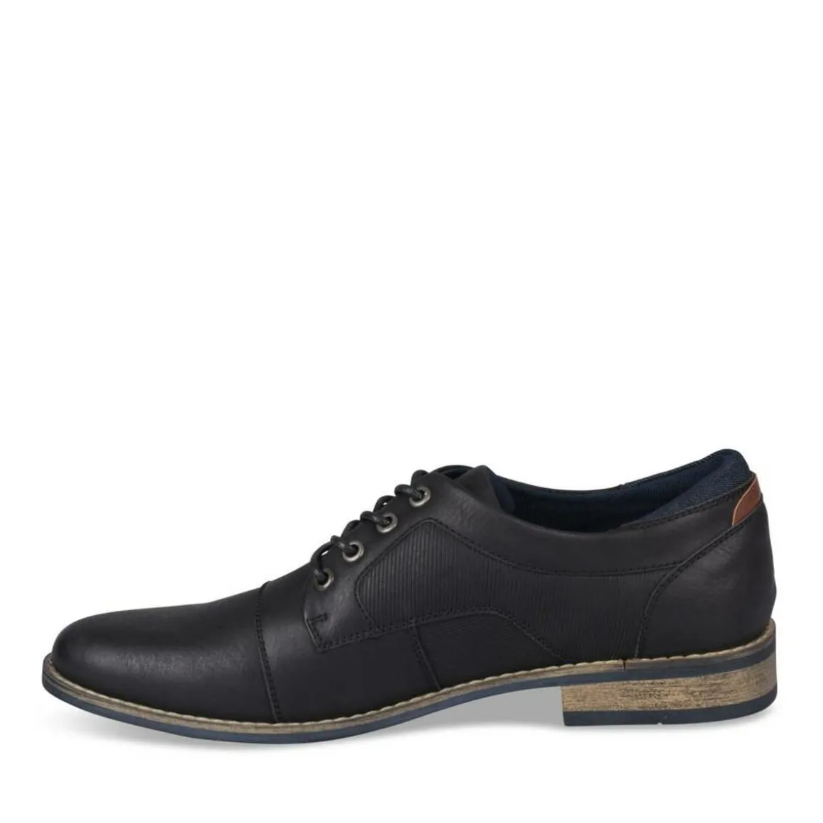 Veterschoenen ZWART