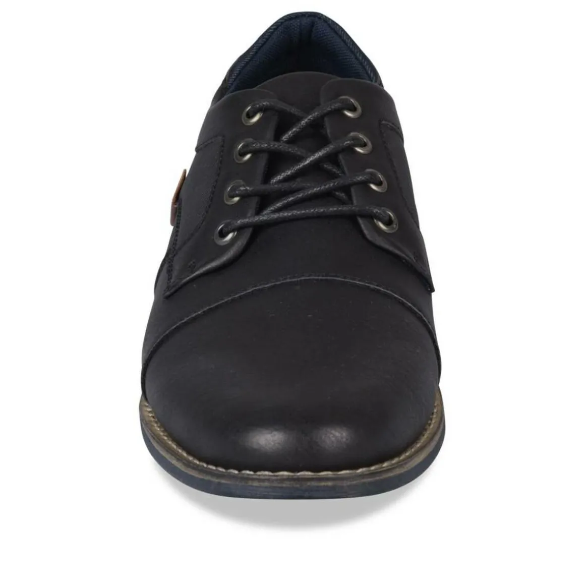 Veterschoenen ZWART