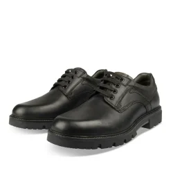 Veterschoenen ZWART