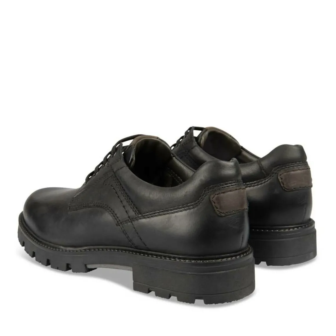 Veterschoenen ZWART