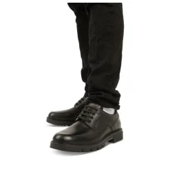 Veterschoenen ZWART