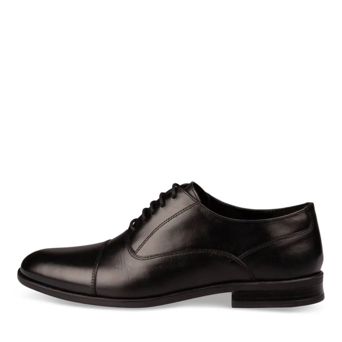 Veterschoenen ZWART