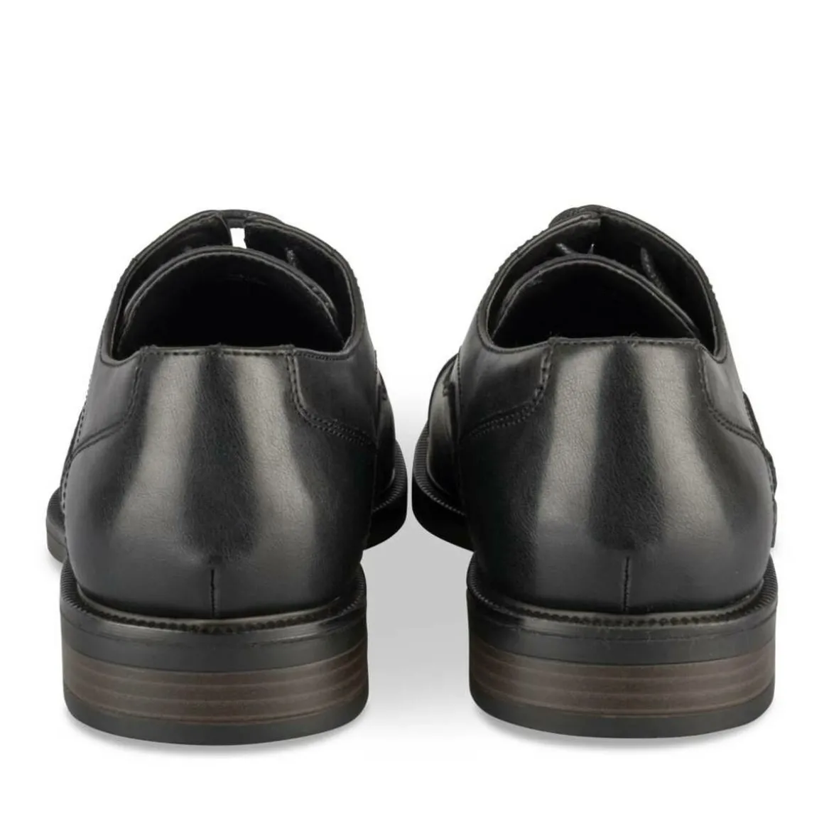 Veterschoenen ZWART