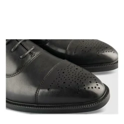 Veterschoenen ZWART