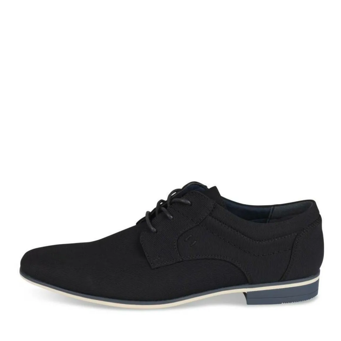 Veterschoenen ZWART