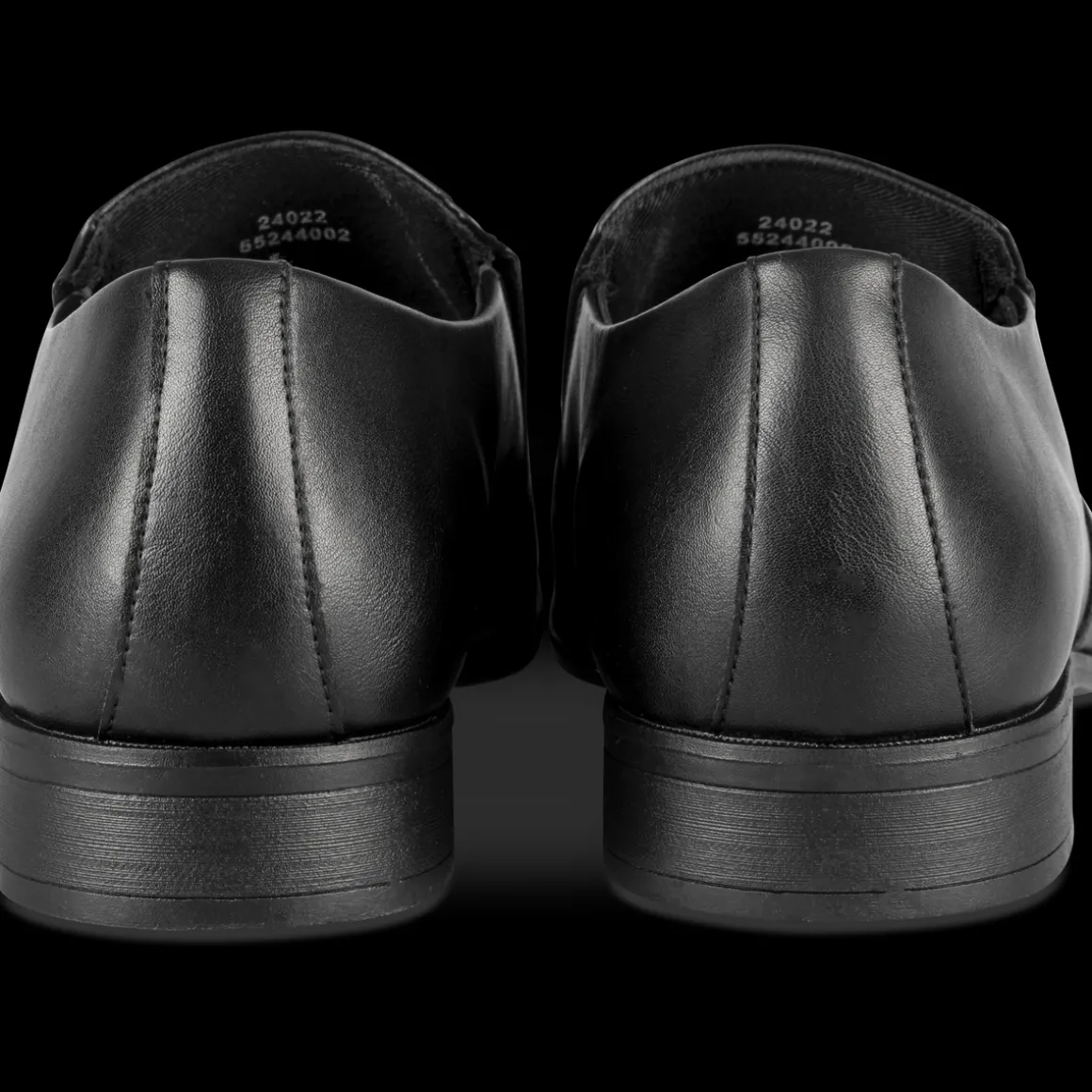 Veterschoenen ZWART
