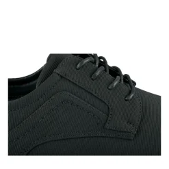 Veterschoenen ZWART