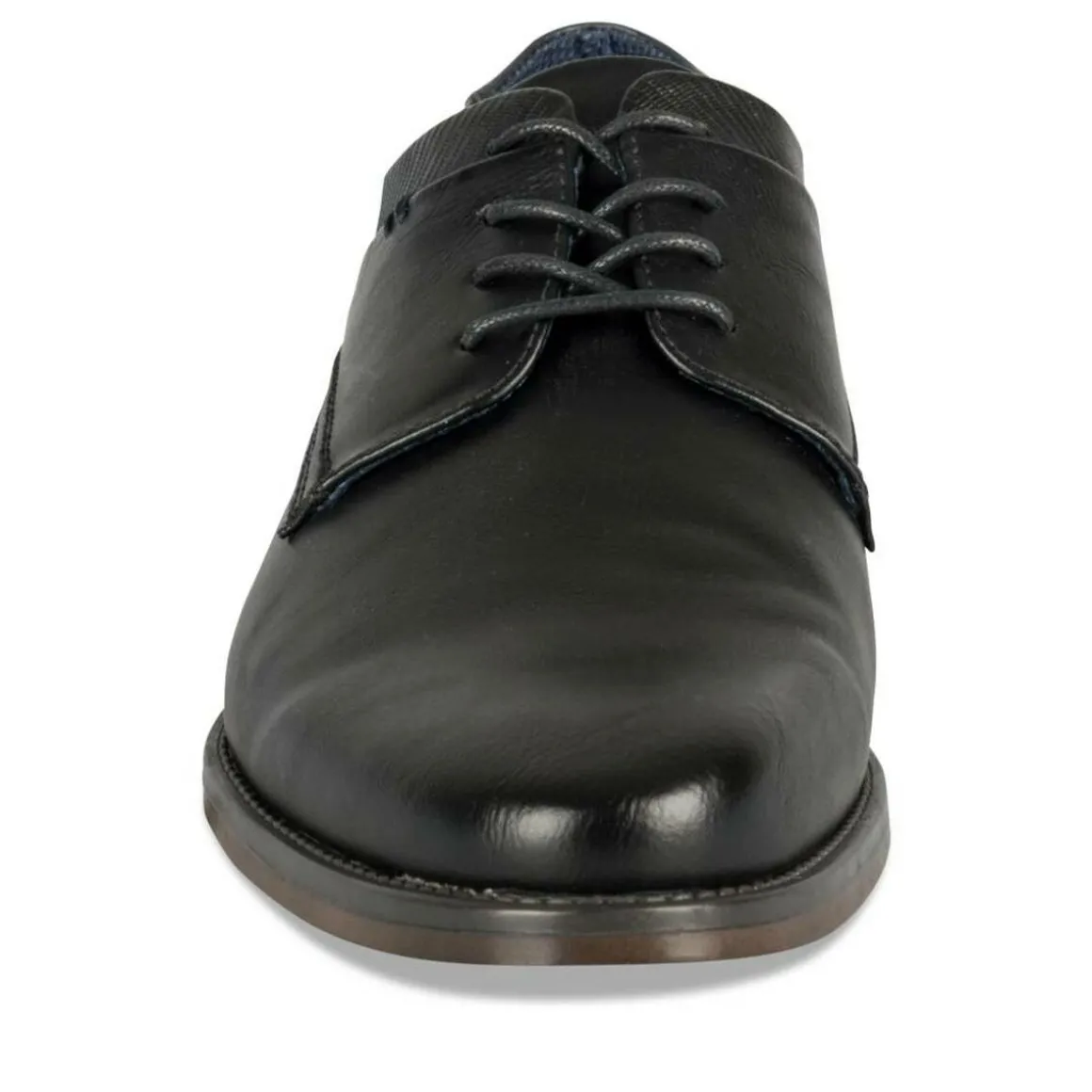 Veterschoenen ZWART