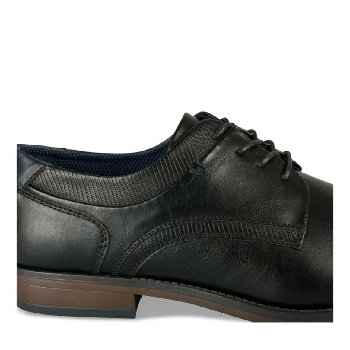 Veterschoenen ZWART