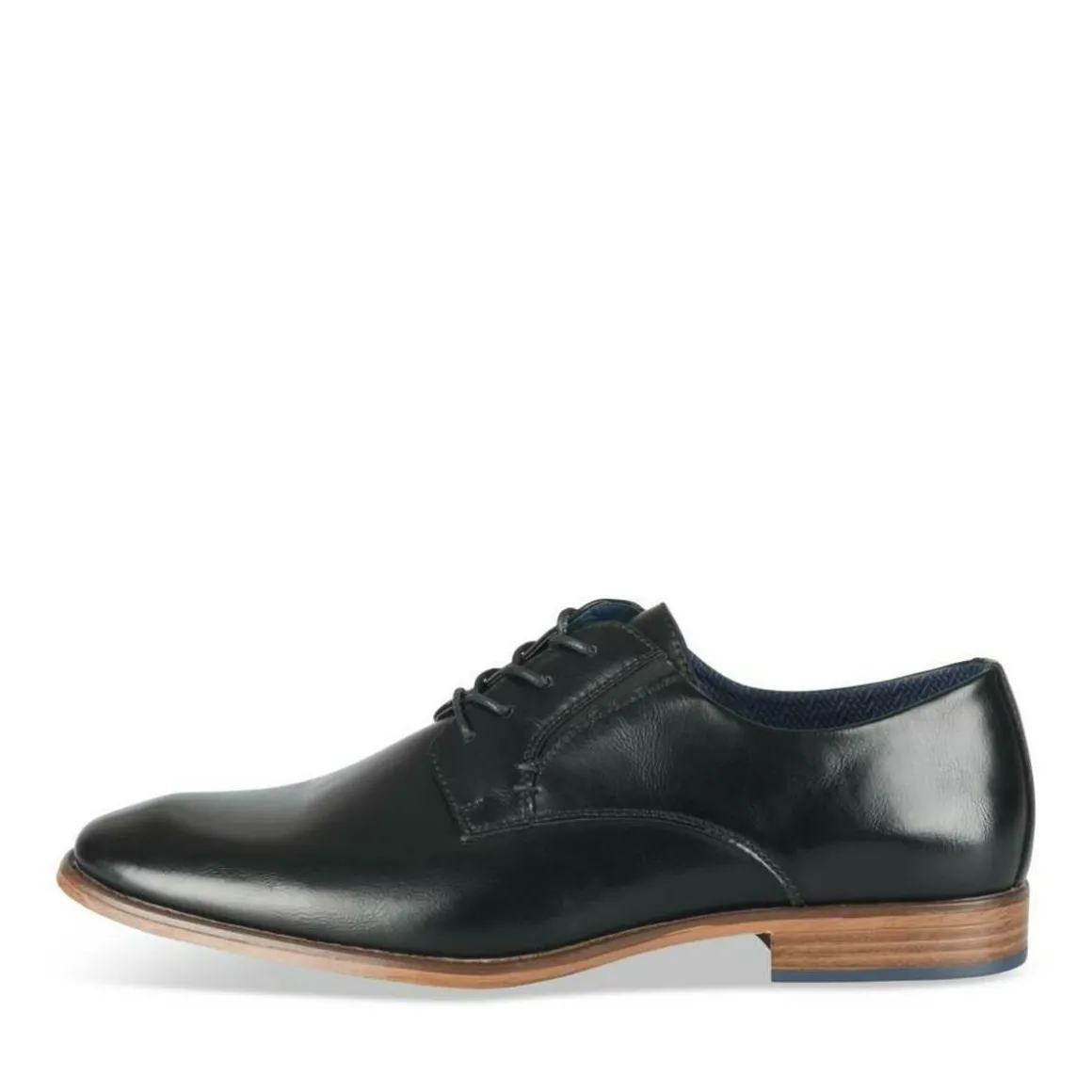 Veterschoenen ZWART