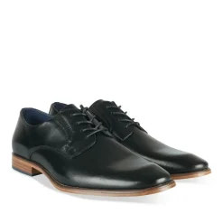 Veterschoenen ZWART