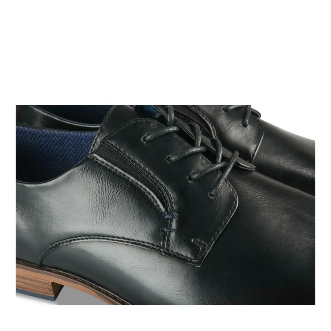 Veterschoenen ZWART