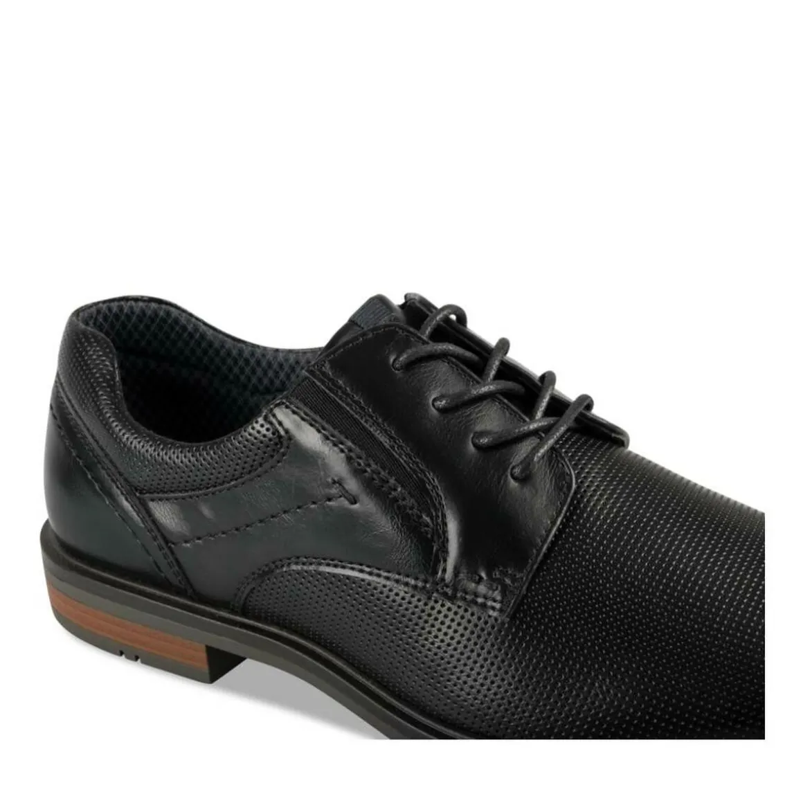 Veterschoenen ZWART