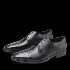 Veterschoenen ZWART