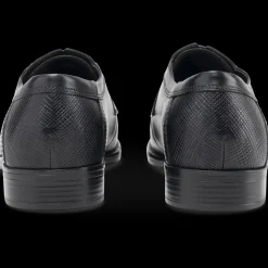 Veterschoenen ZWART