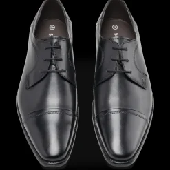Veterschoenen ZWART