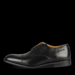 Veterschoenen ZWART