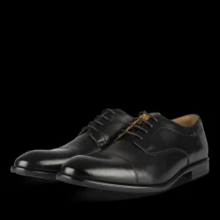 Veterschoenen ZWART