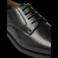 Veterschoenen ZWART