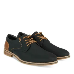 Veterschoenen ZWART