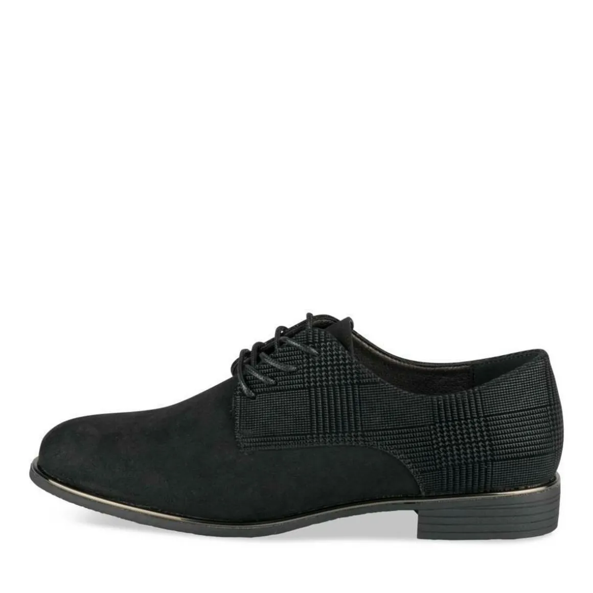 Veterschoenen ZWART