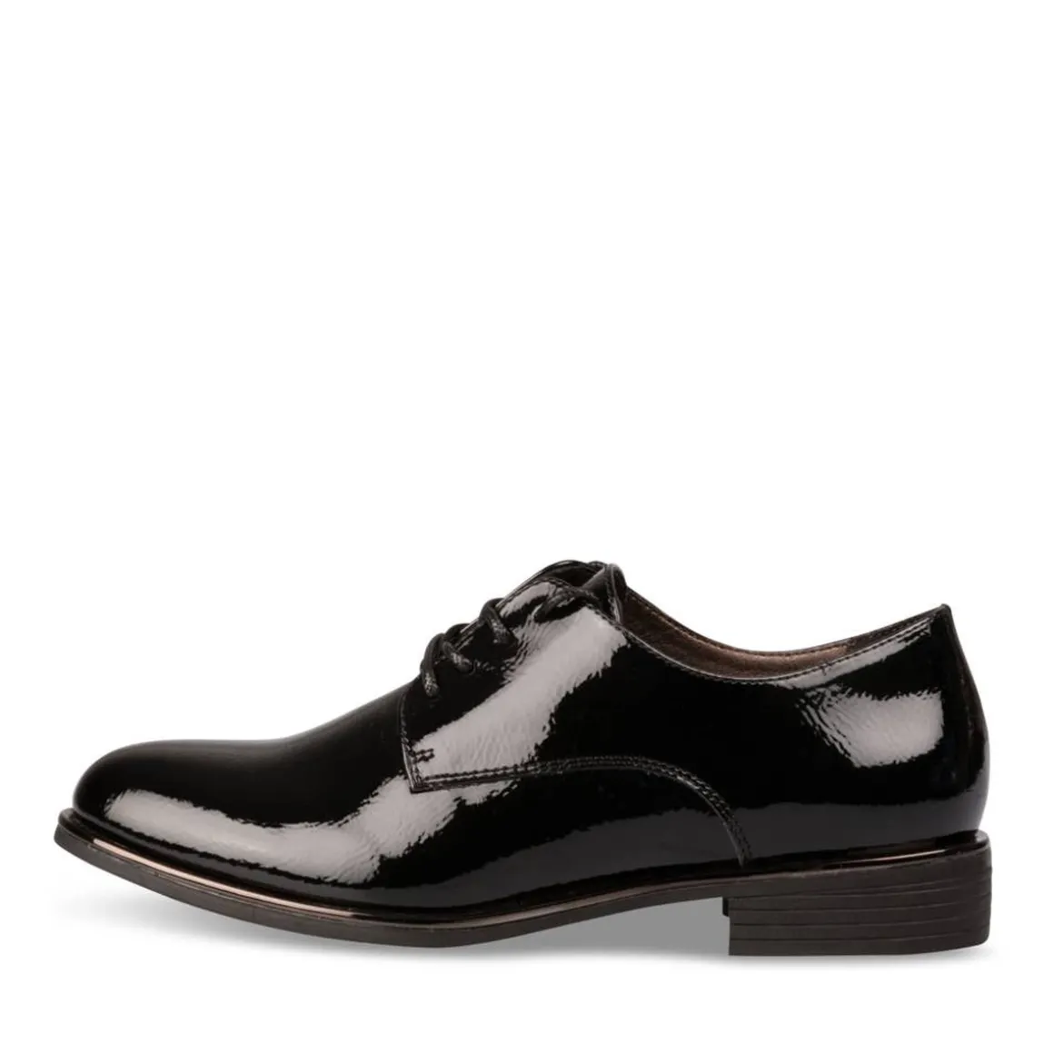 Veterschoenen ZWART