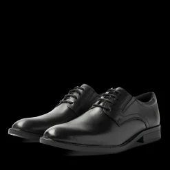 Veterschoenen ZWART