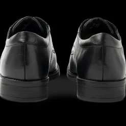 Veterschoenen ZWART