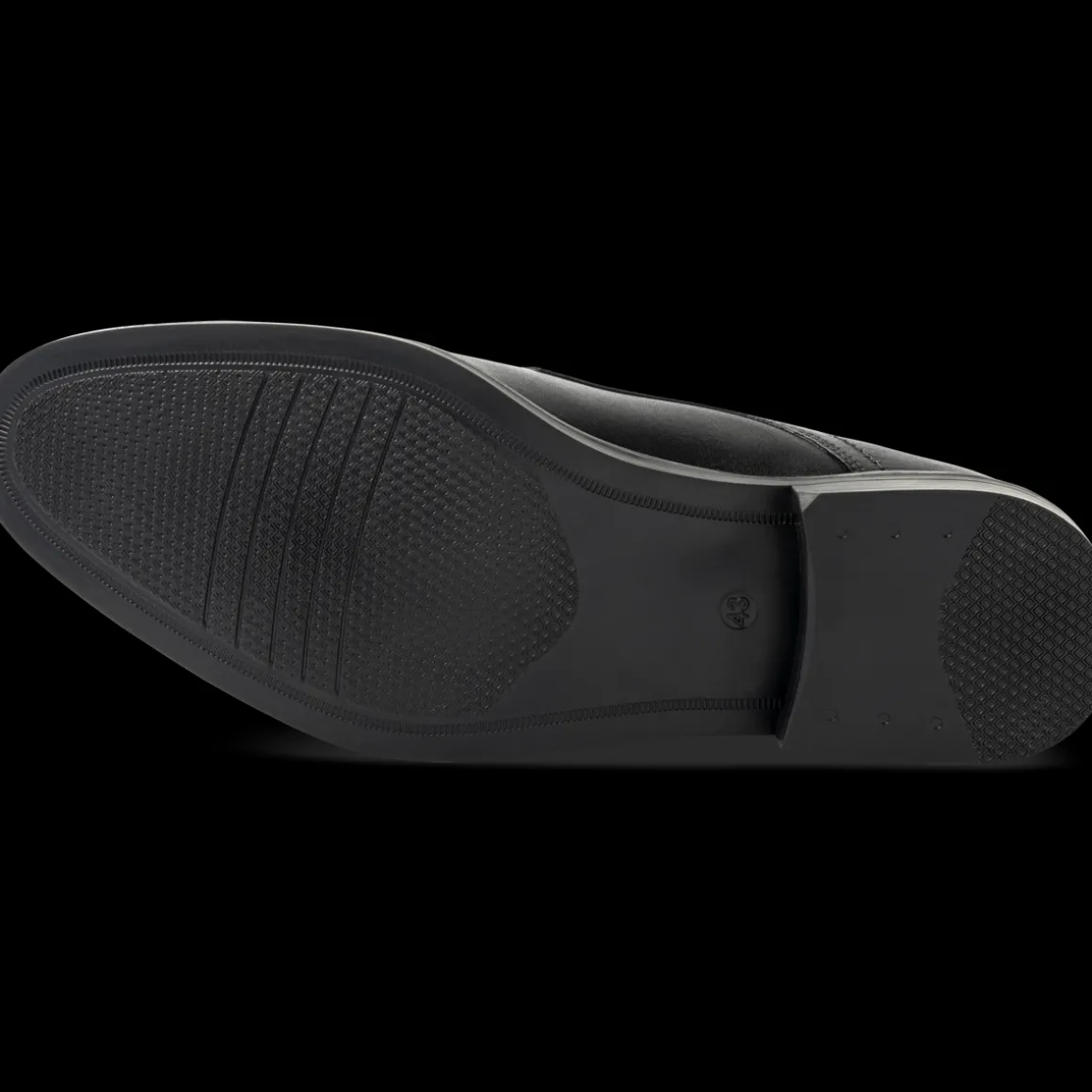 Veterschoenen ZWART