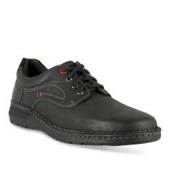 Veterschoenen ZWART