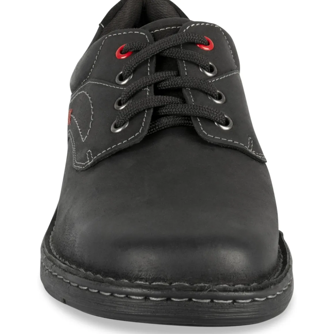 Veterschoenen ZWART