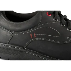 Veterschoenen ZWART